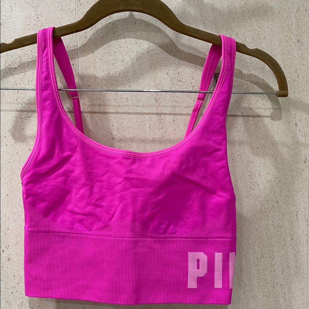 Vibrant Pink Sports Bra by PINK Victoria's Secret